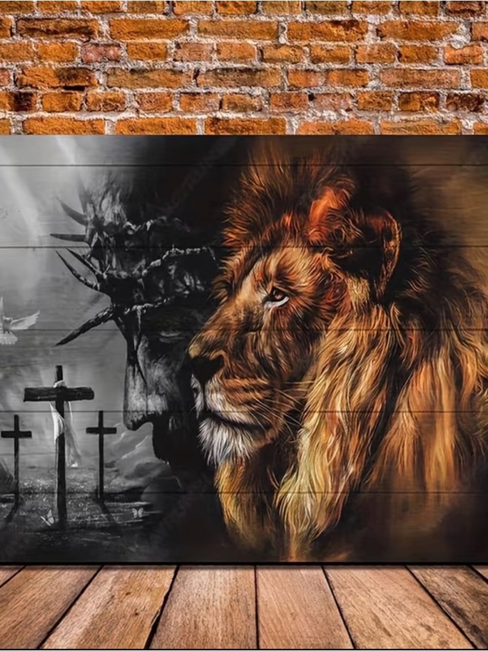 ‘Lion of Judah’ Wall Art Print  8x12 approx size